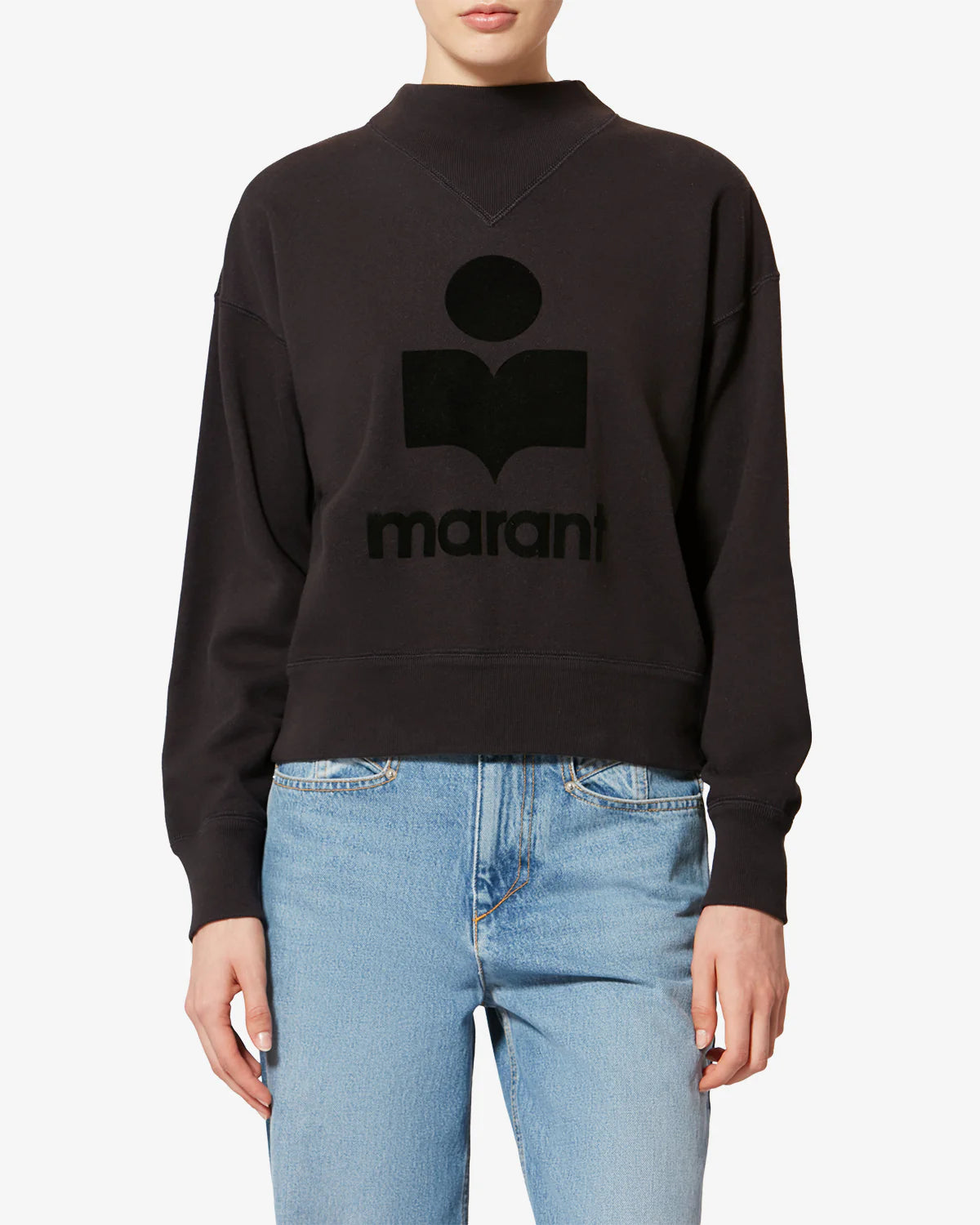 ISABEL MARANT - Black Moby Sweat-shirt