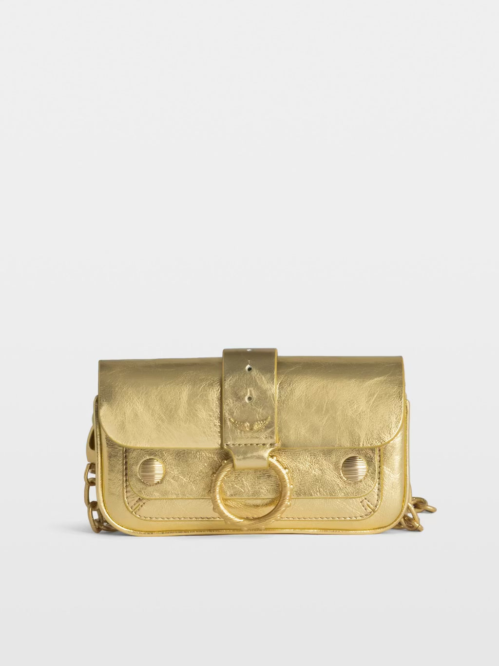 ZADIG & VOLTAIRE - Kate Wallet Gold Bag