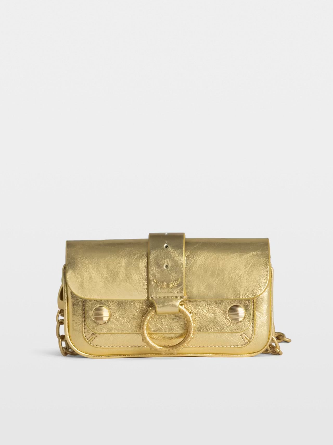 ZADIG & VOLTAIRE - Kate Wallet Gold Bag
