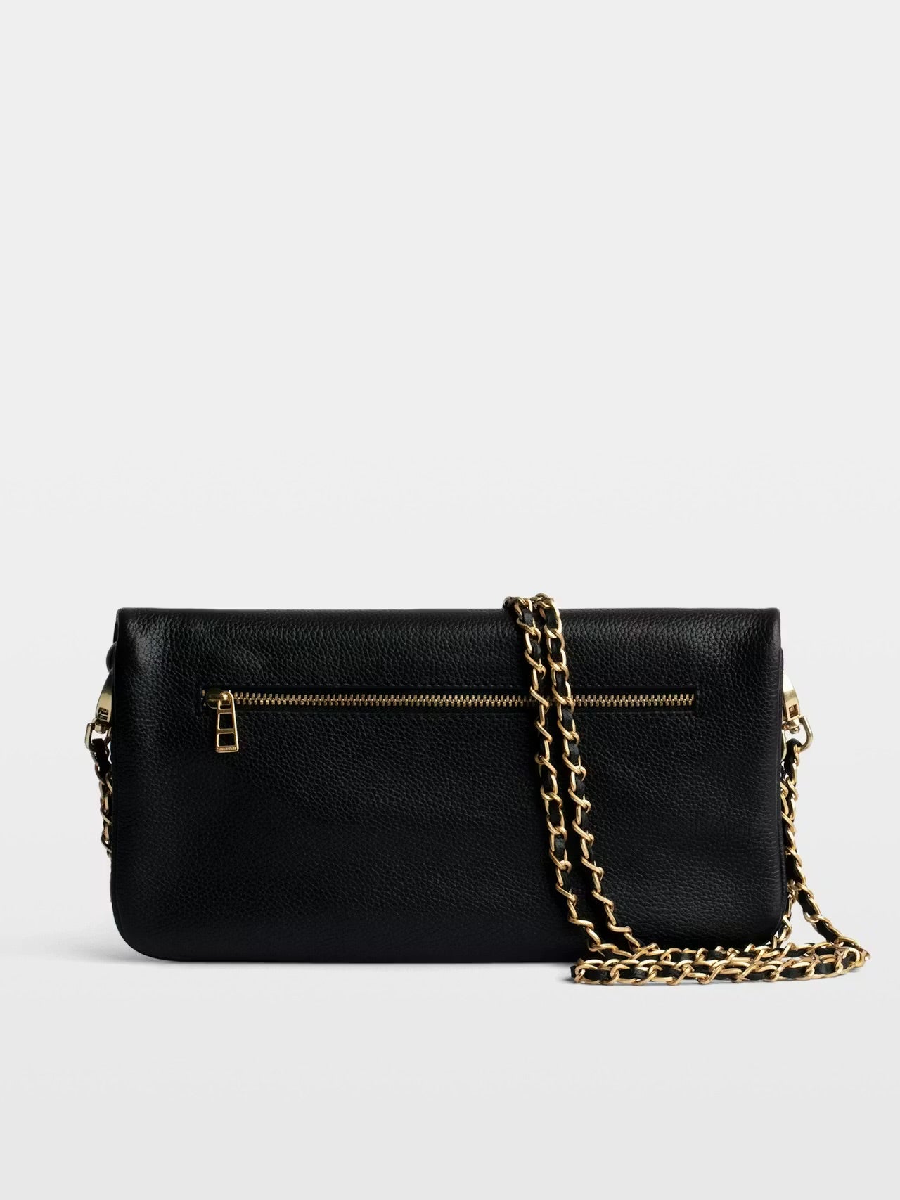 ZADIG & VOLTAIRE - Rock Clutch Black and Gold